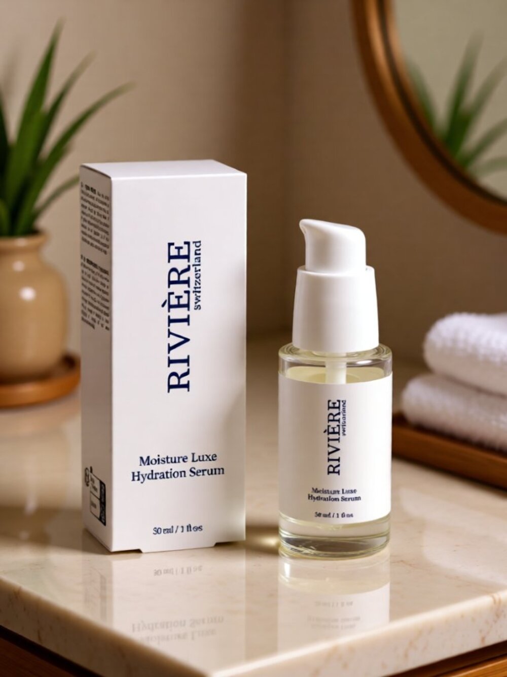Riviere Moisture Luxe Hydration Serum — Smooth, Revitalize, Glow - 30 ml